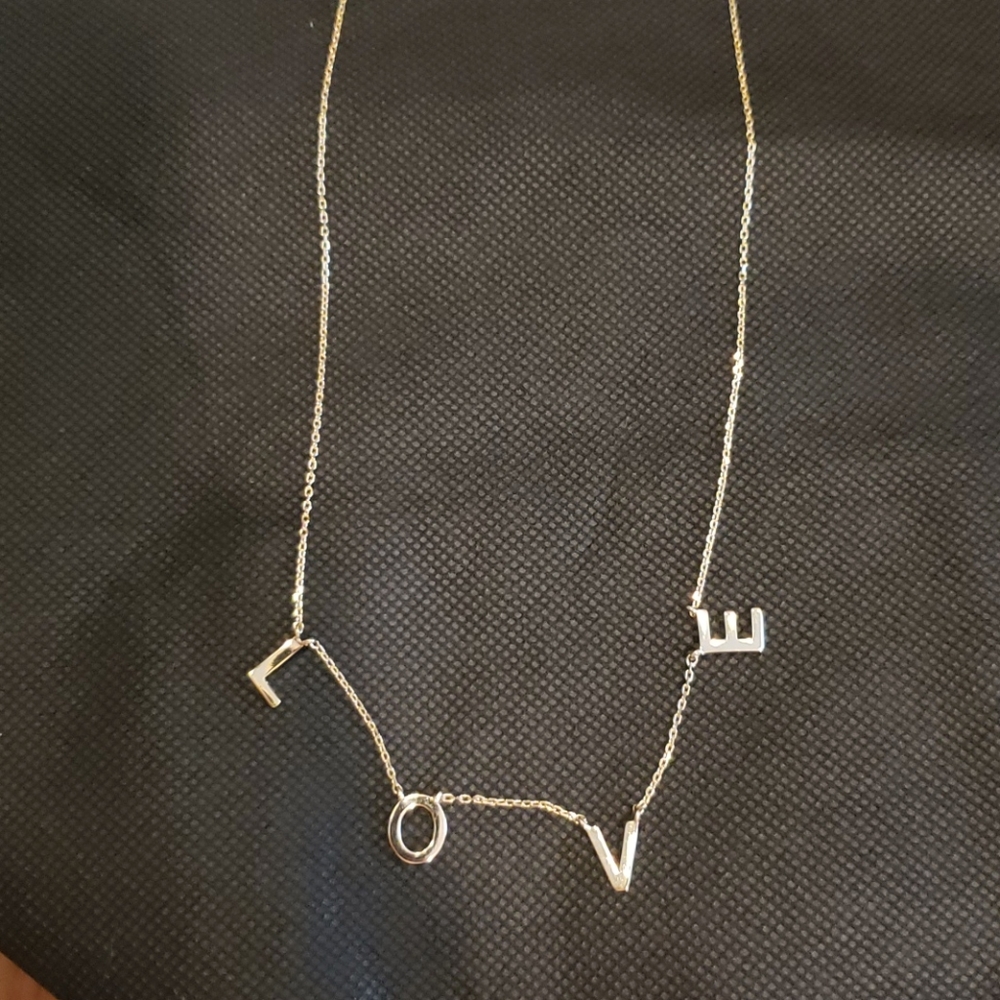 New W Tags Love necklace - Picture 2 of 7